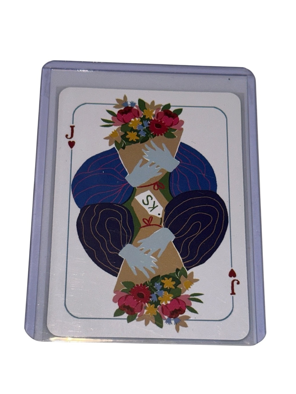kate spade Floral Jack of Hearts Playing Card